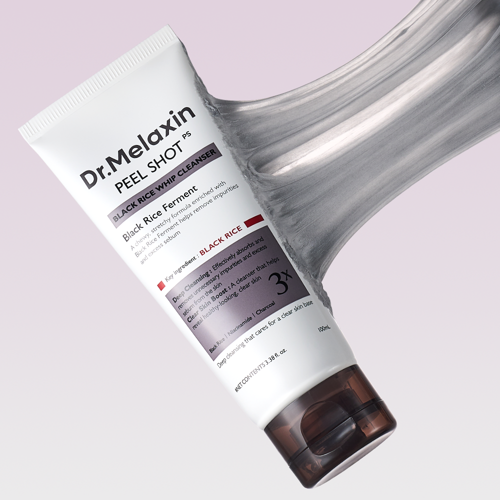 DR.MELAXIN PEEL SHOT BLACK RICE WHIP CLEANSER 100 ML