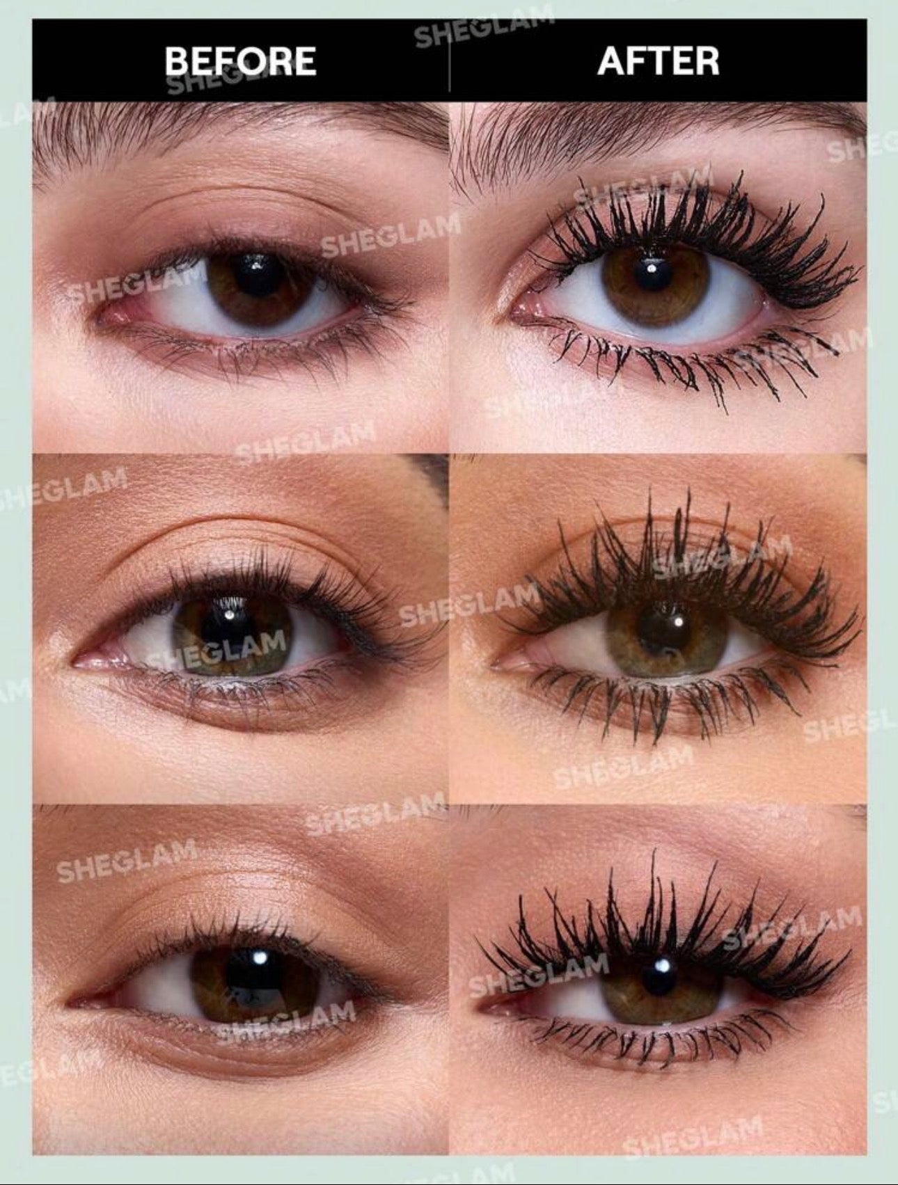 SHEGLAM MASCARA ALL IN ONE VOLIME ET LONGUEUR ULTRA BLACK