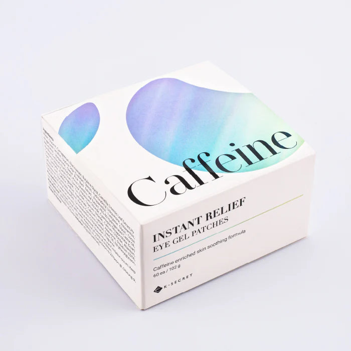 K SECRET CAFFEINE INSTANT RELIEF EYE GEL PATCHES 60 PCS