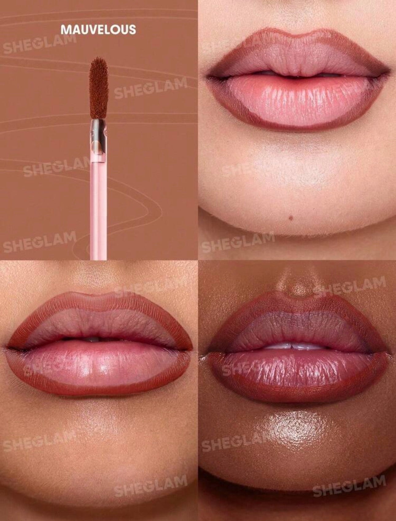 SHEGLAM ENCRE A LÈVRES FALL IN LINE PEEL OFF LIP LINER ( MAUVELOUS )