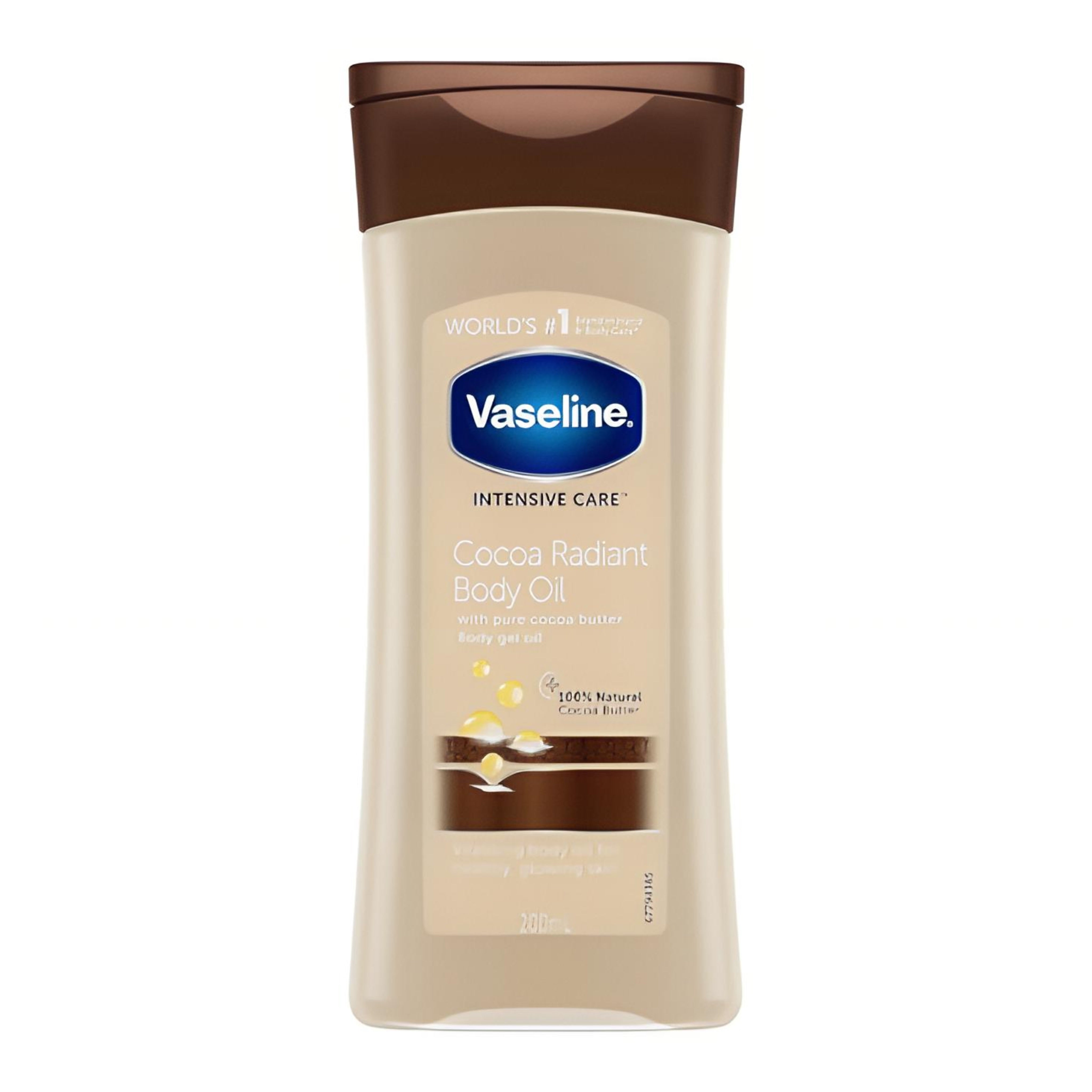 VASELINE COCOA RADIANT BODY OIL 200ML
