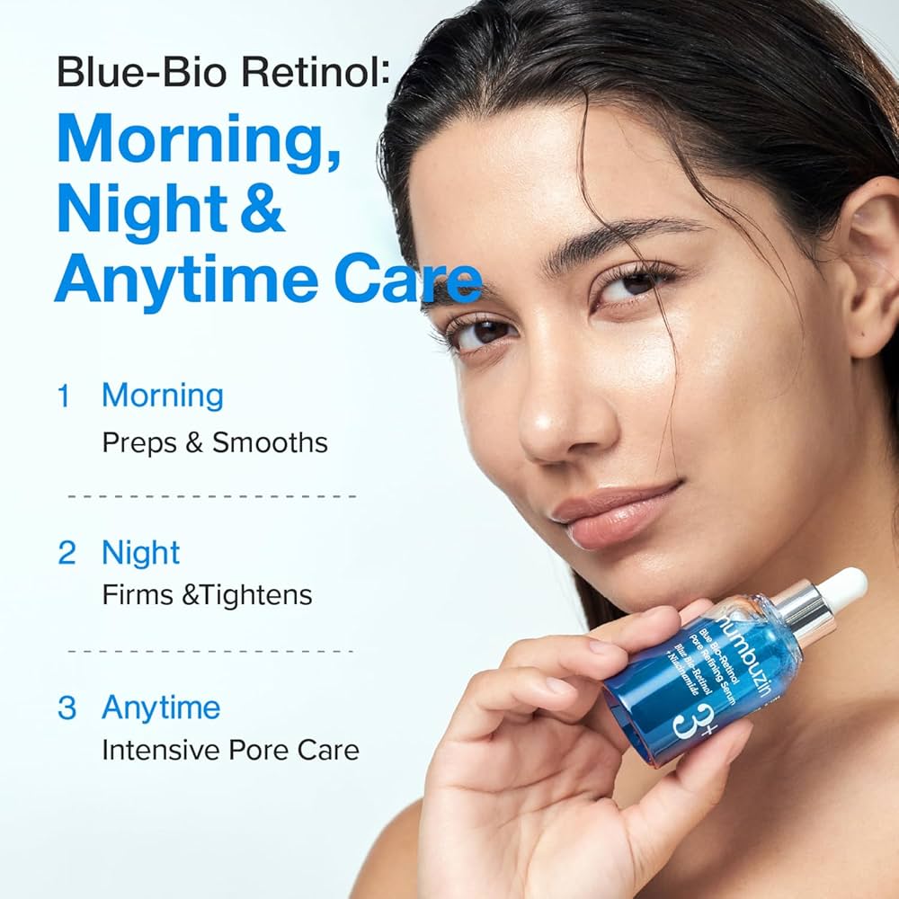 NUMBUZIN 3+ BLUE BIO RETINOL PORE REFINING SERUM + NIACINAMIDE 30 ML