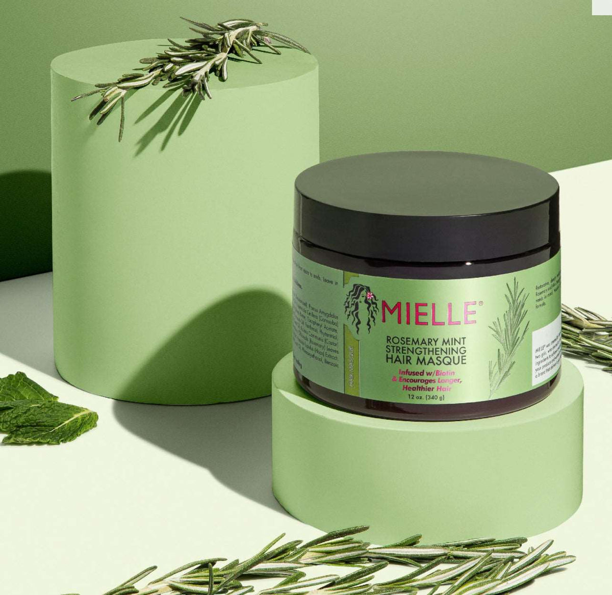 MIELLE MASQUE CAPPILAIRE FORTIFIANT ROSEMARY MINT
