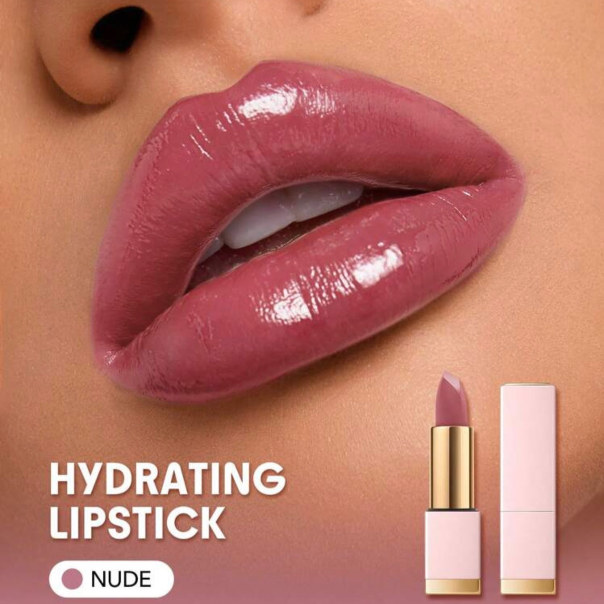 SHEGLAM CREAM ALLURE LIPSTICK COULEUR NUDE