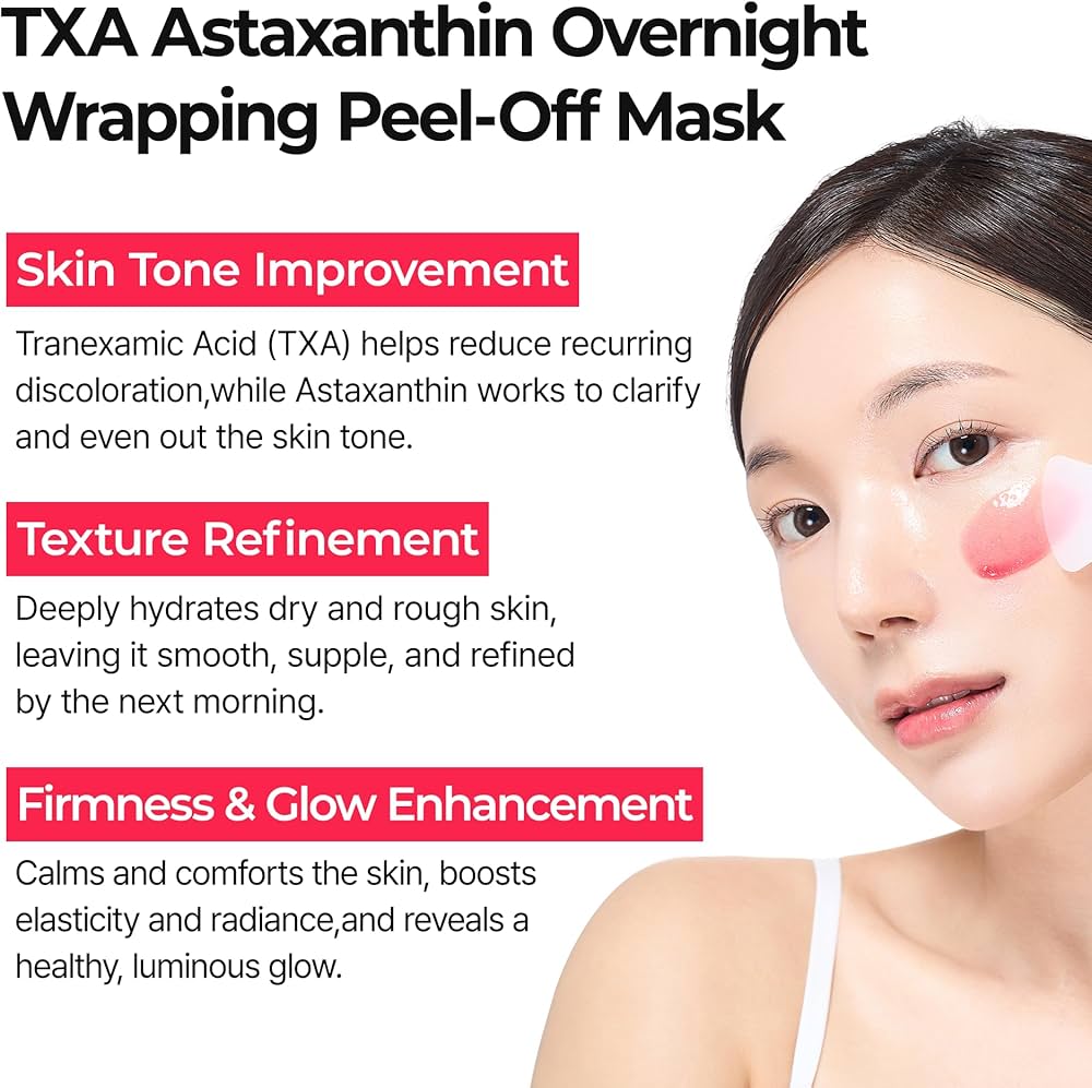 DR.MELAXIN TX- ASTAXANTHIN OVERNIGHT WRAPPING MASK 3x 80ML