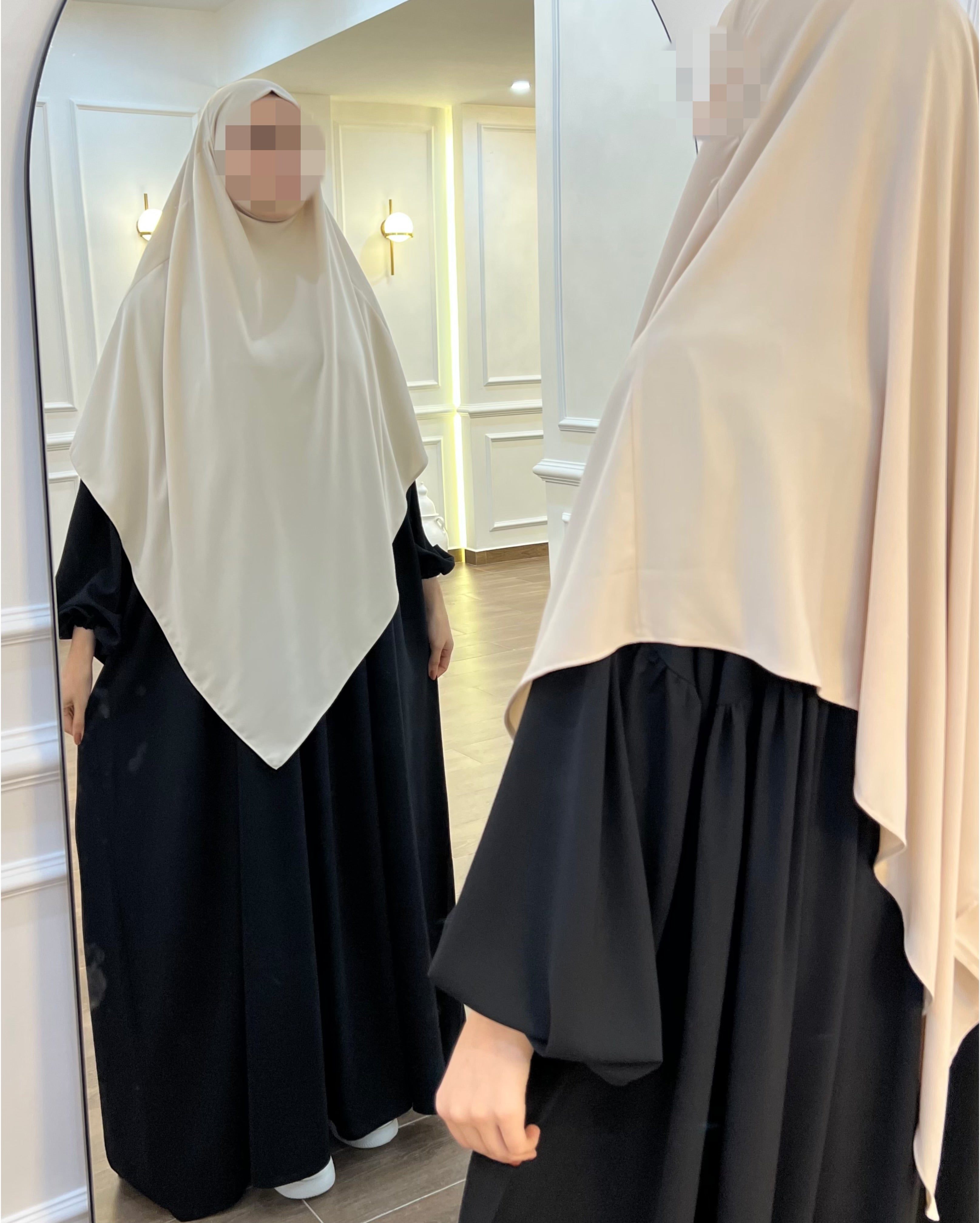 HIJAB CHAR3I TRÈS CONFORTABLE EN NOIR