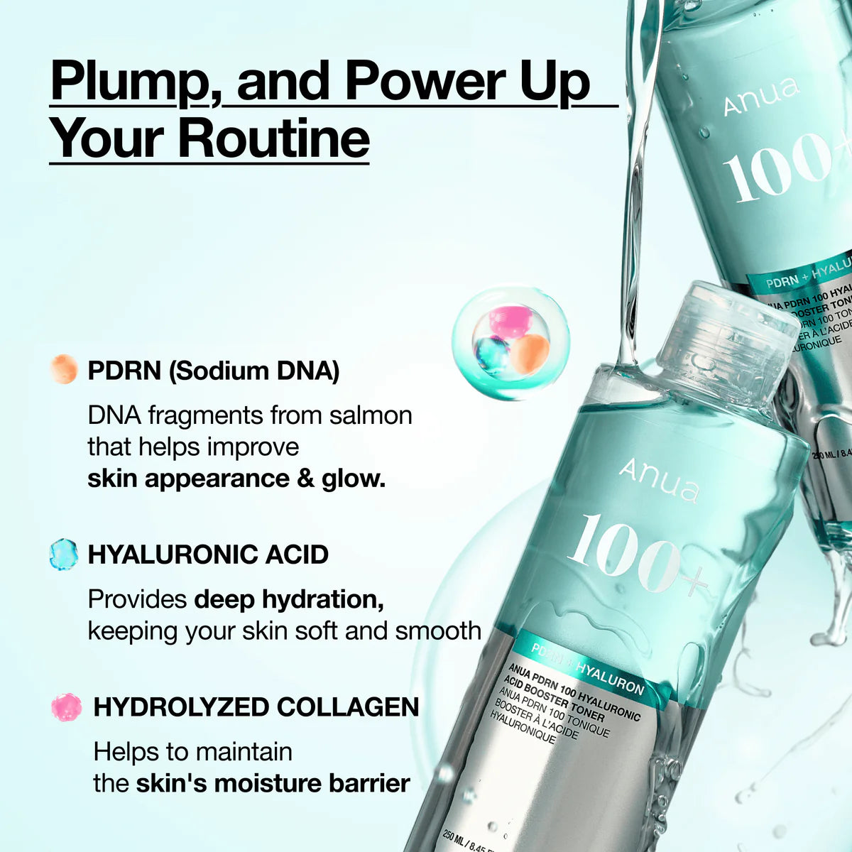ANUA PDRN HYALURONIC ACID BOOSTER TONER 250 ML