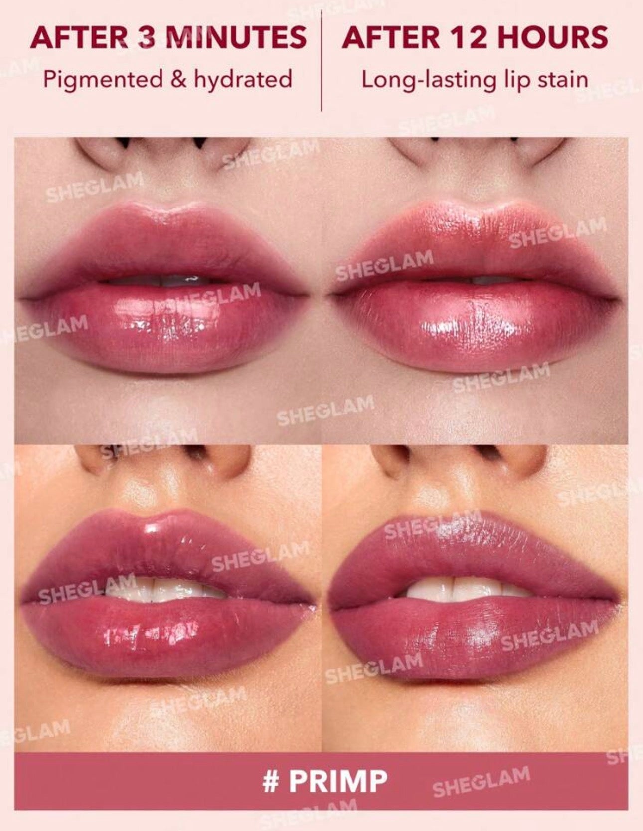SHEGLAM TAKE A HINT LONG LASTING LIP TINT PRIMP