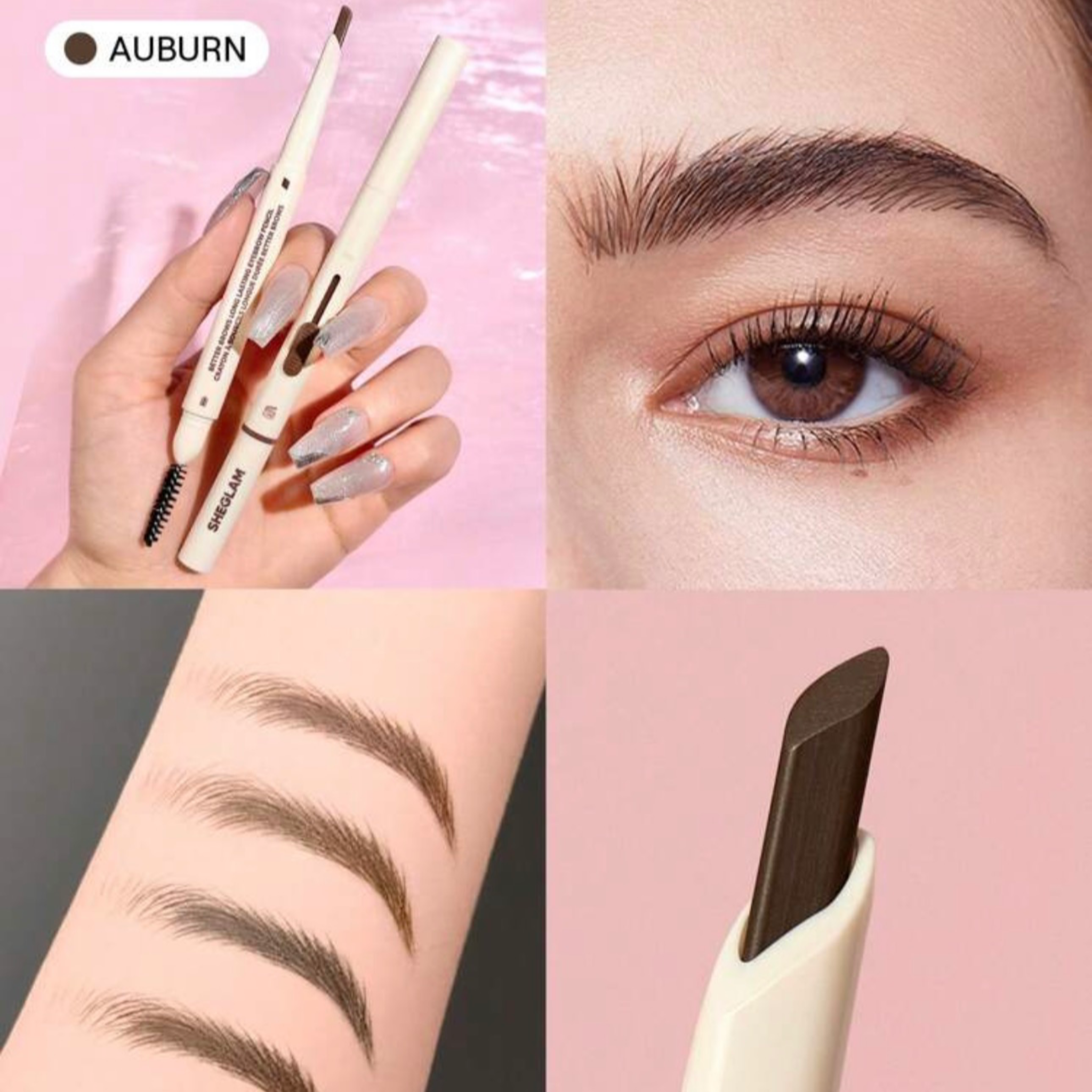 SHEGLAM CRAYON A SOURCILS LONGUE DURÉE BETTER BROWS ( AUBURN )