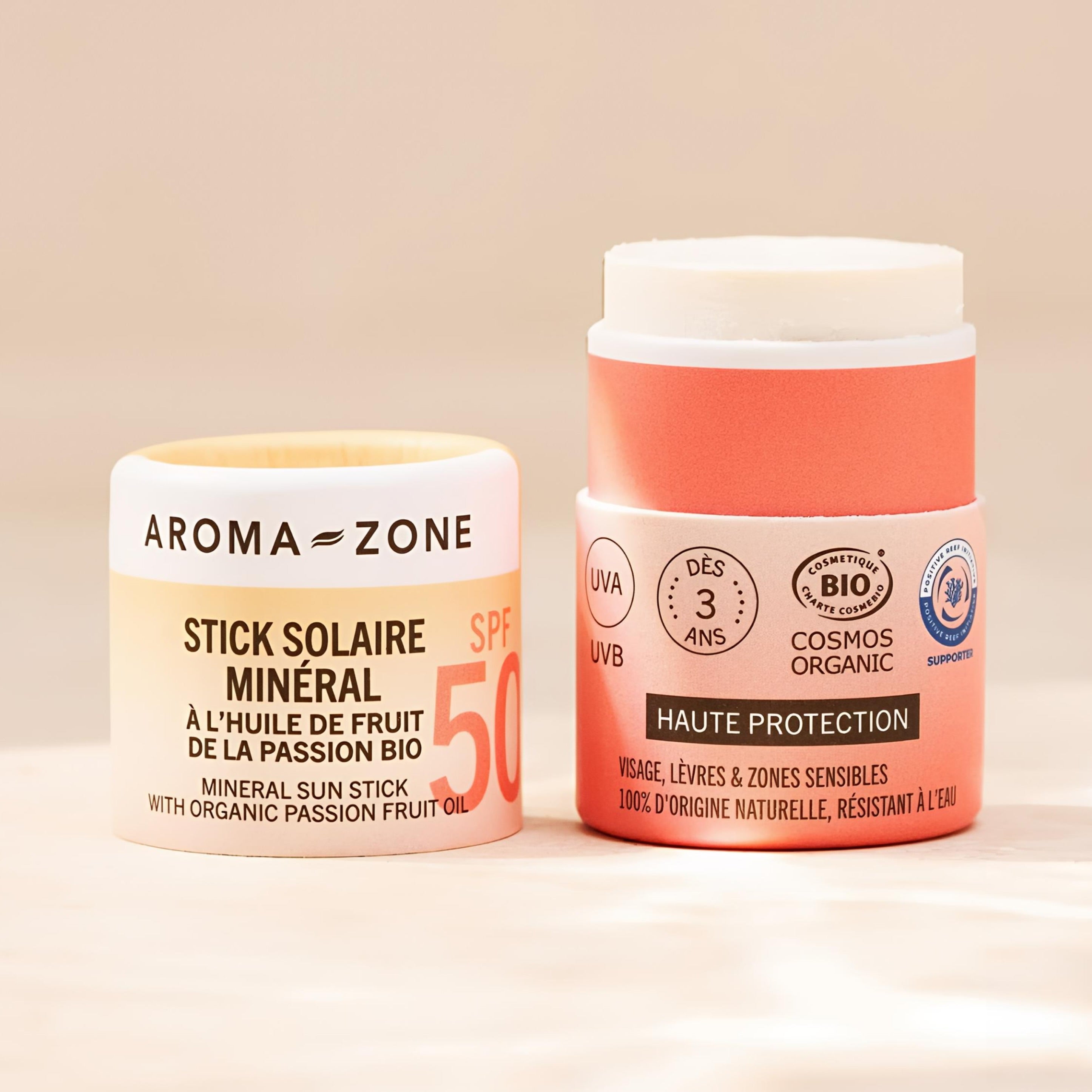 AROMA ZONE STICK SOLAIRE BIO MINÉRAL SPF 50 / 20G