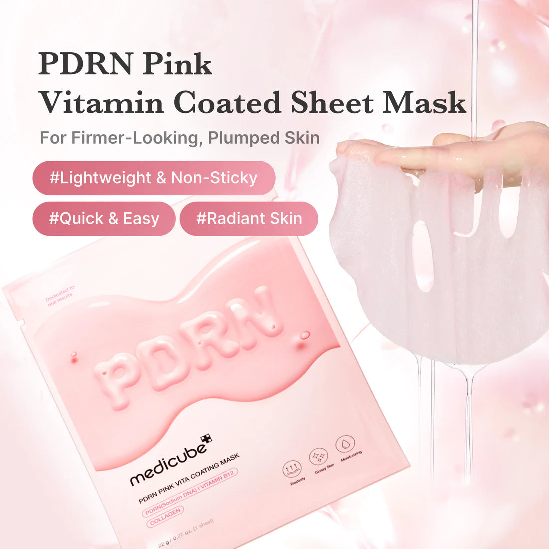 MEDICUBE PINK PDRN VITA COATING MASK
