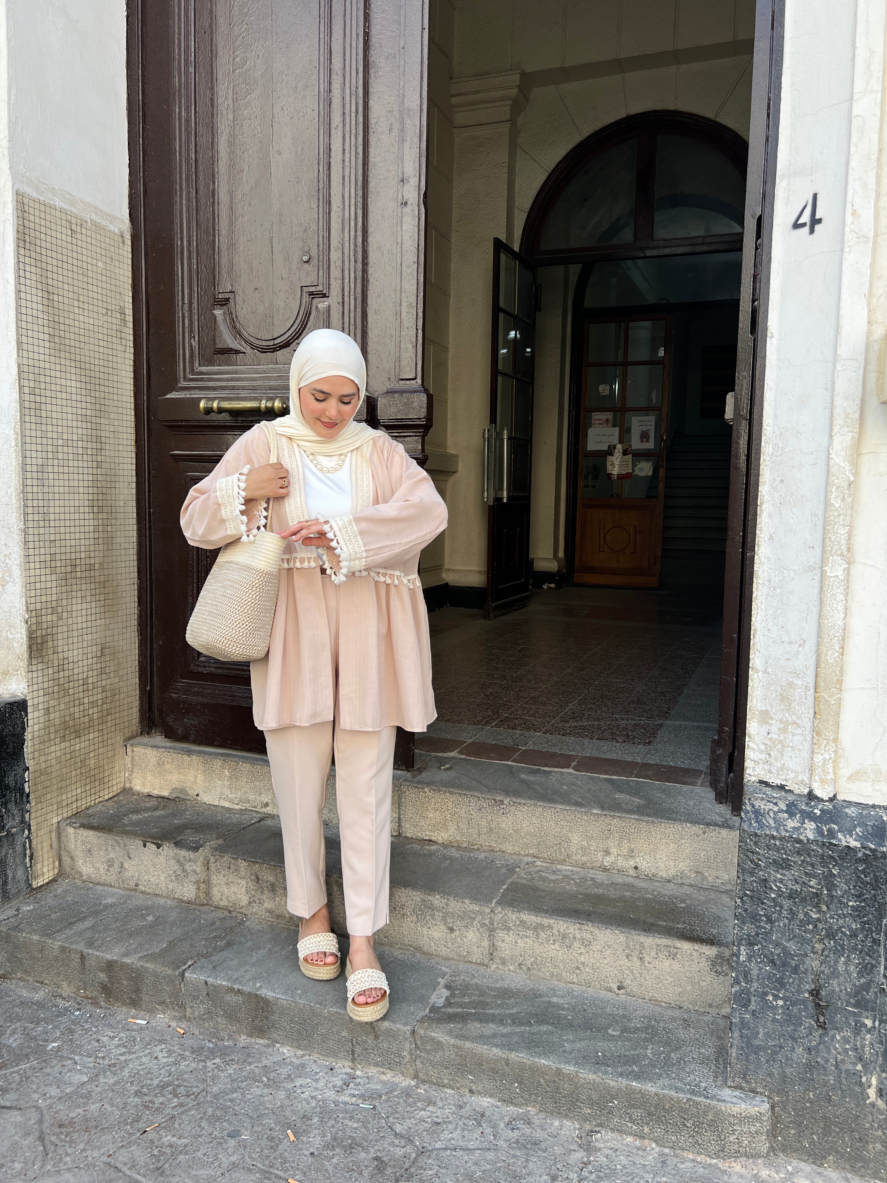 GILET ÉTÉ BEIGE SUPER LÉGER