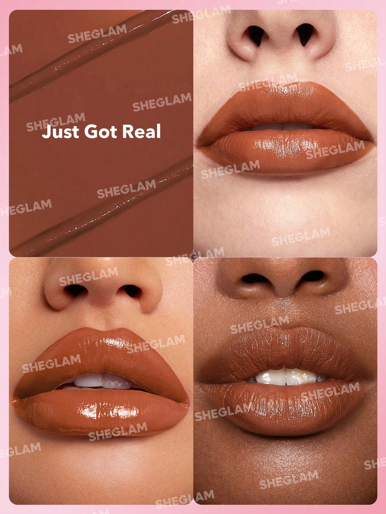 SHEGLAM CREAM ALLURE LIPSTICK COULEUR JUST GOT REAL