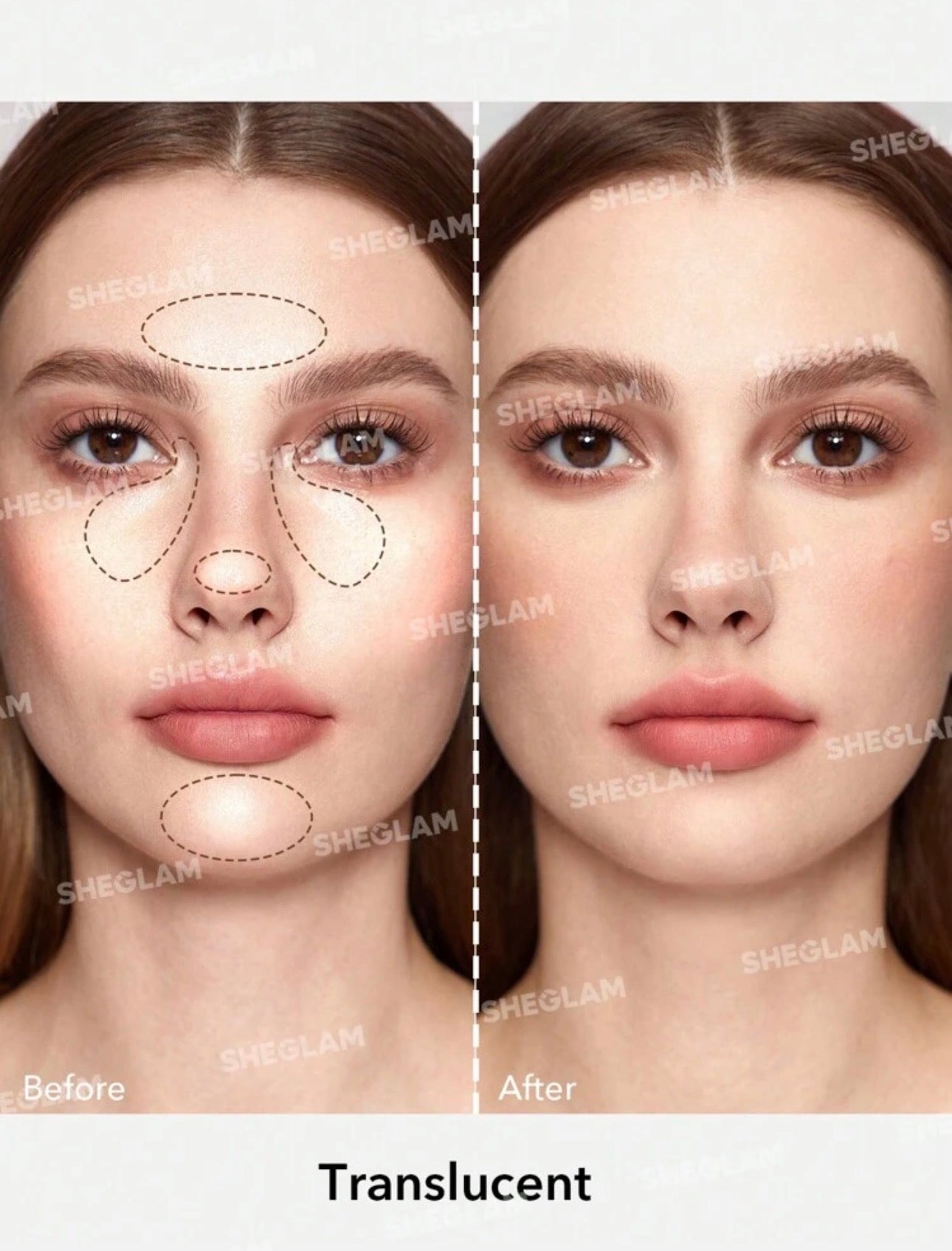 SHEGLAM POUDRE FIXATRICE BACKED GLOW LIBRE ET TRANSLUCIDE ( CONTROL LHUILE ET RDUIT LES PORES )