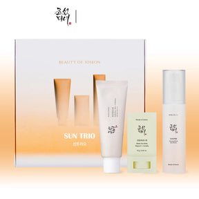 BEAUTY OF JOSEON PERFECT HANBANG SUN TRIO [RELIEF SUN + MATTE SUN STICK + SUN SERUM]