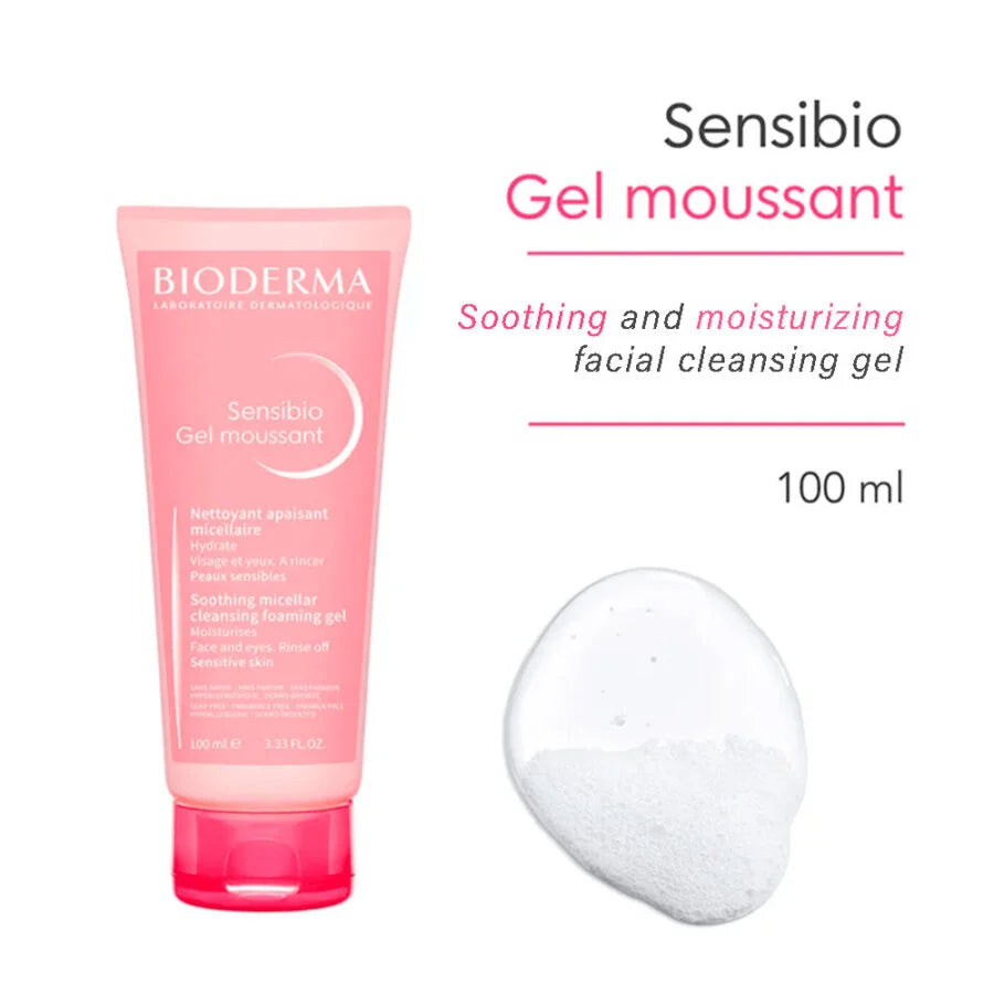 BIODERMA SENSIBIO GEL MOUSSANT POUR PEAUX SENSIBLES  100 ML