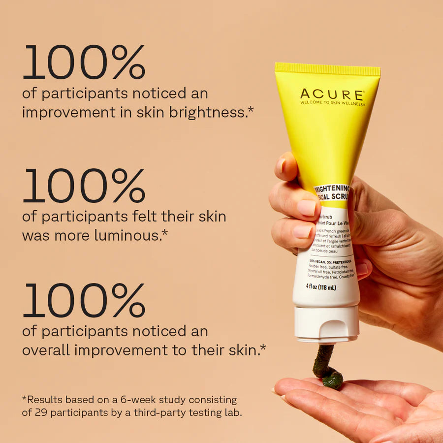 ACURE BRIGHTENING ( ECLAIRCISSANT ) FACIAL SCRUB 118ML