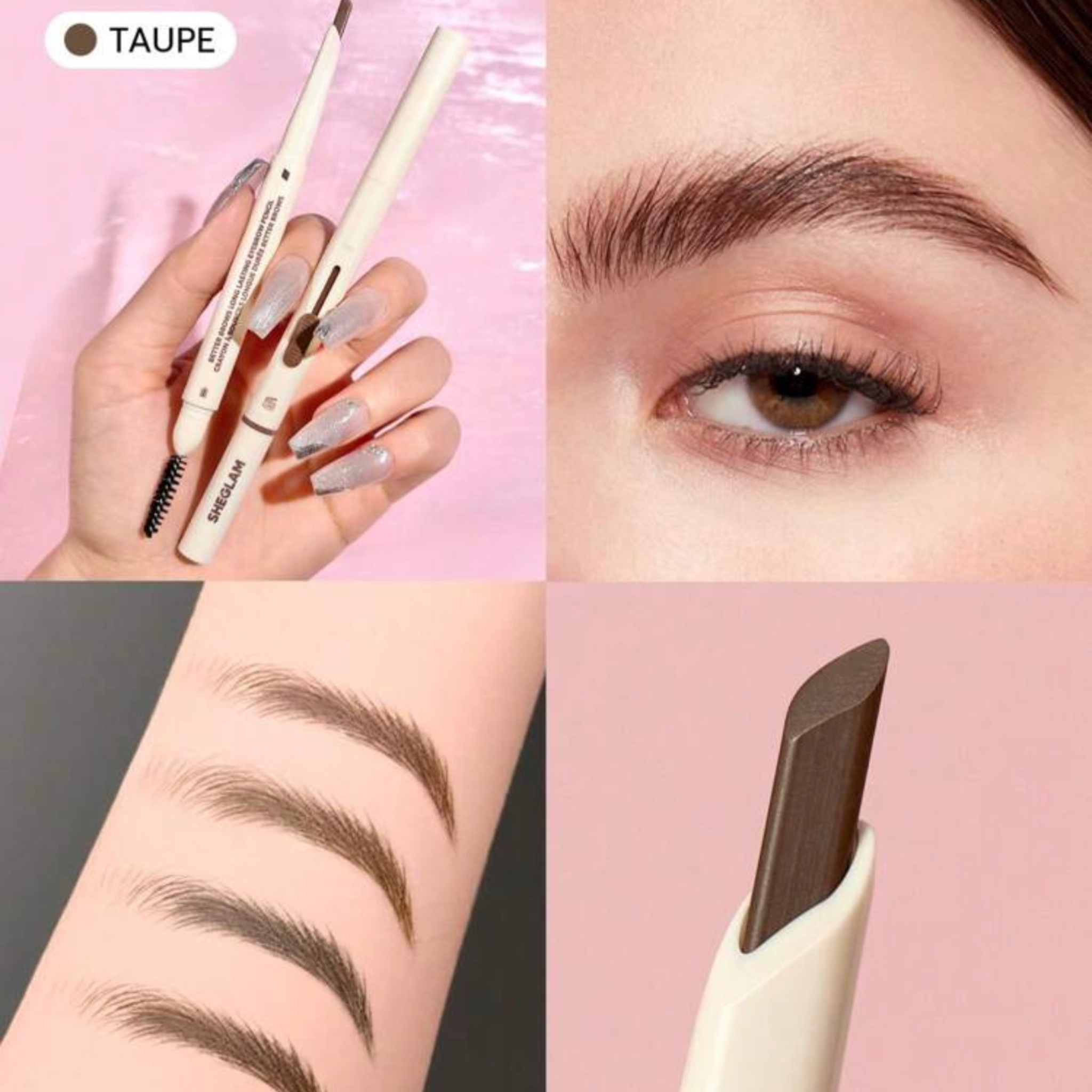 SHEGLAM CRAYON A SOURCILS LONGUE DURÉE BETTER BROWS ( TAUPE )