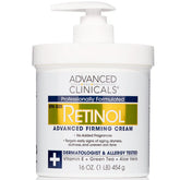 ADVANCED CLINICALS, CRÈME RAFFERMISSANTE AVANCÉE AU RÉTINOL, 454G