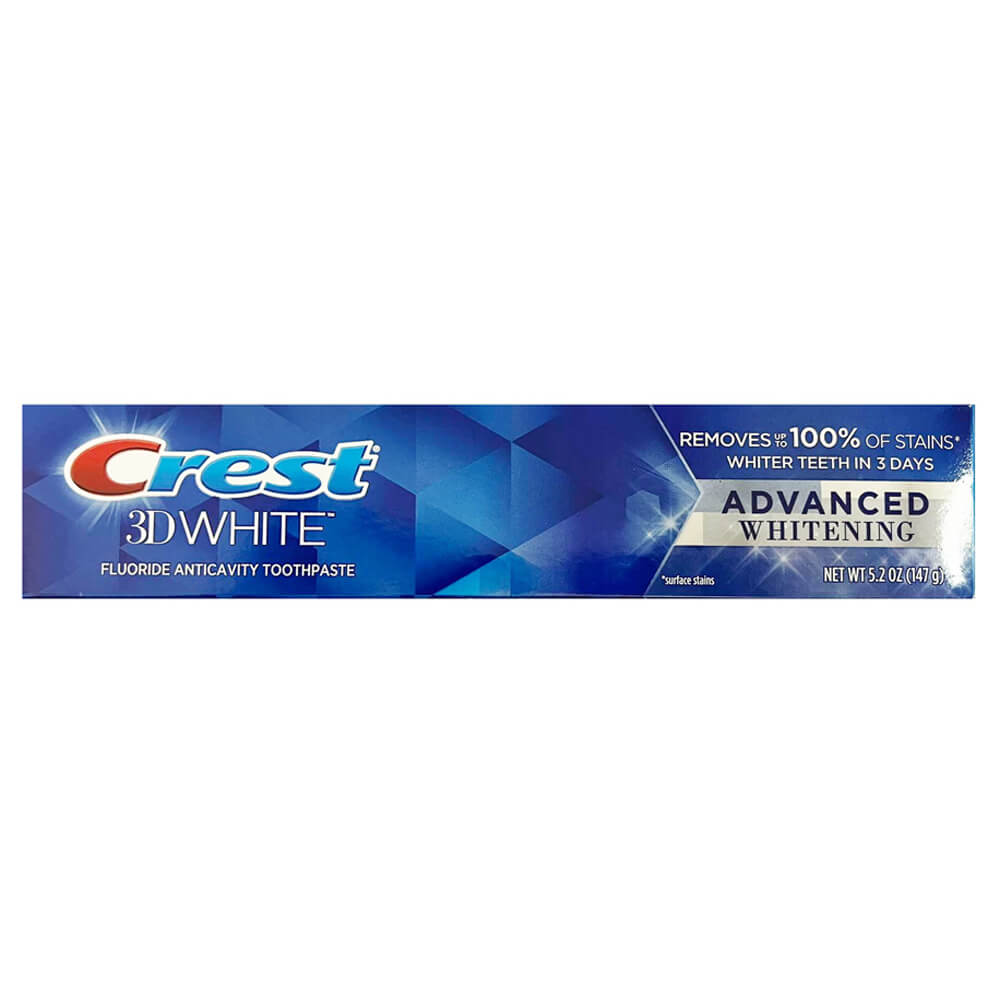 DENTIFRICE CREST 3D WHITE ADVANCED WHITENING 147G