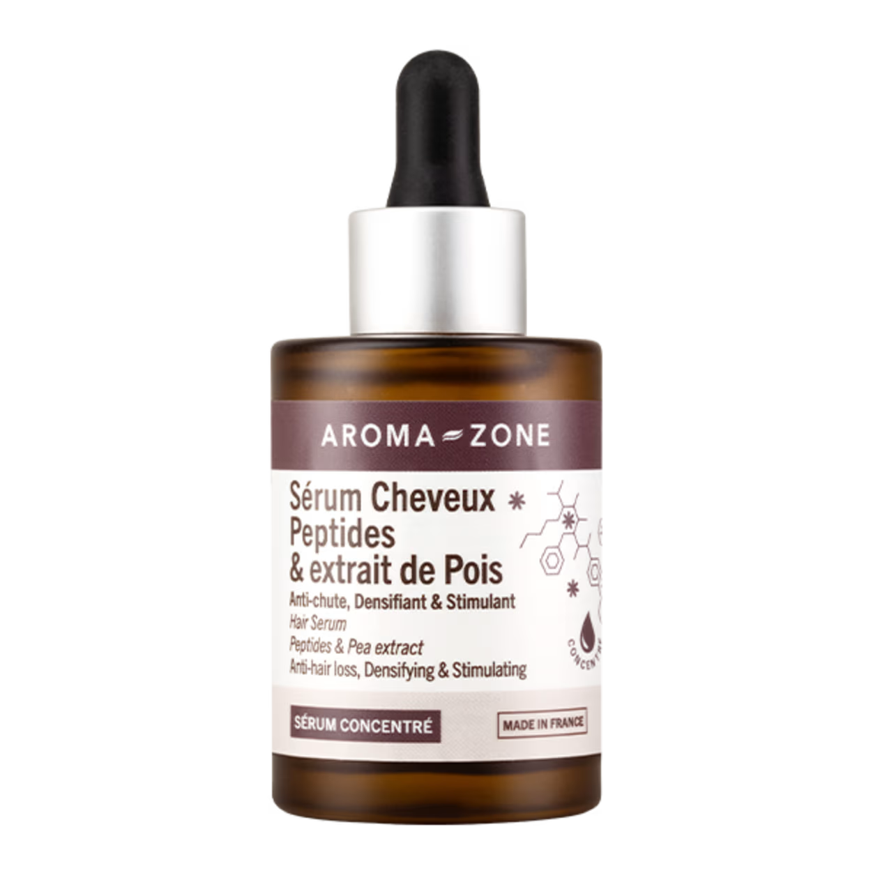 AROMA ZONE SÉRUM CHEVEUX ANTI-CHUTE PEPTIDES & EXTRAIT DE POIS 50ML