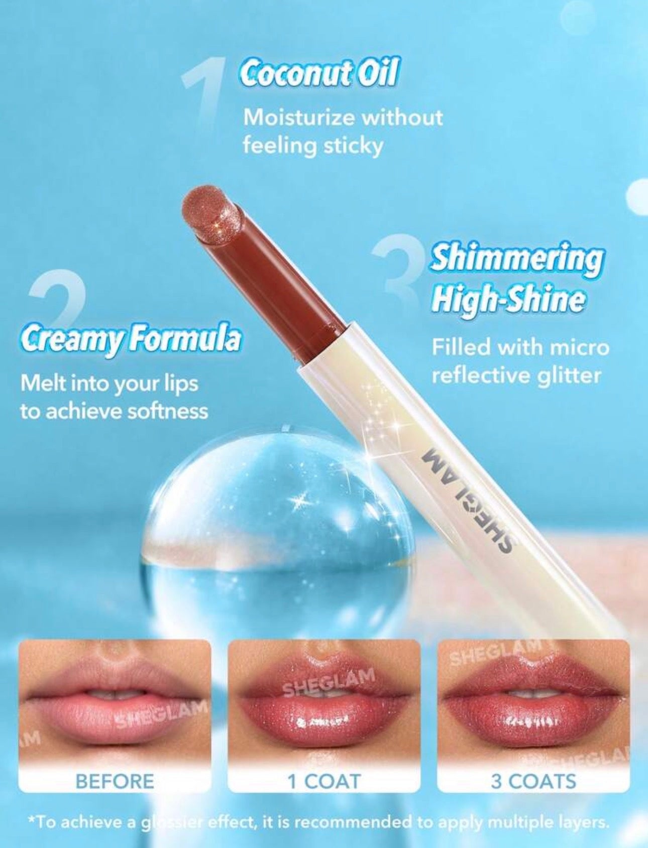 SHEGLAM SHIMMER LIP PLUMPER PINK FLAMINGO