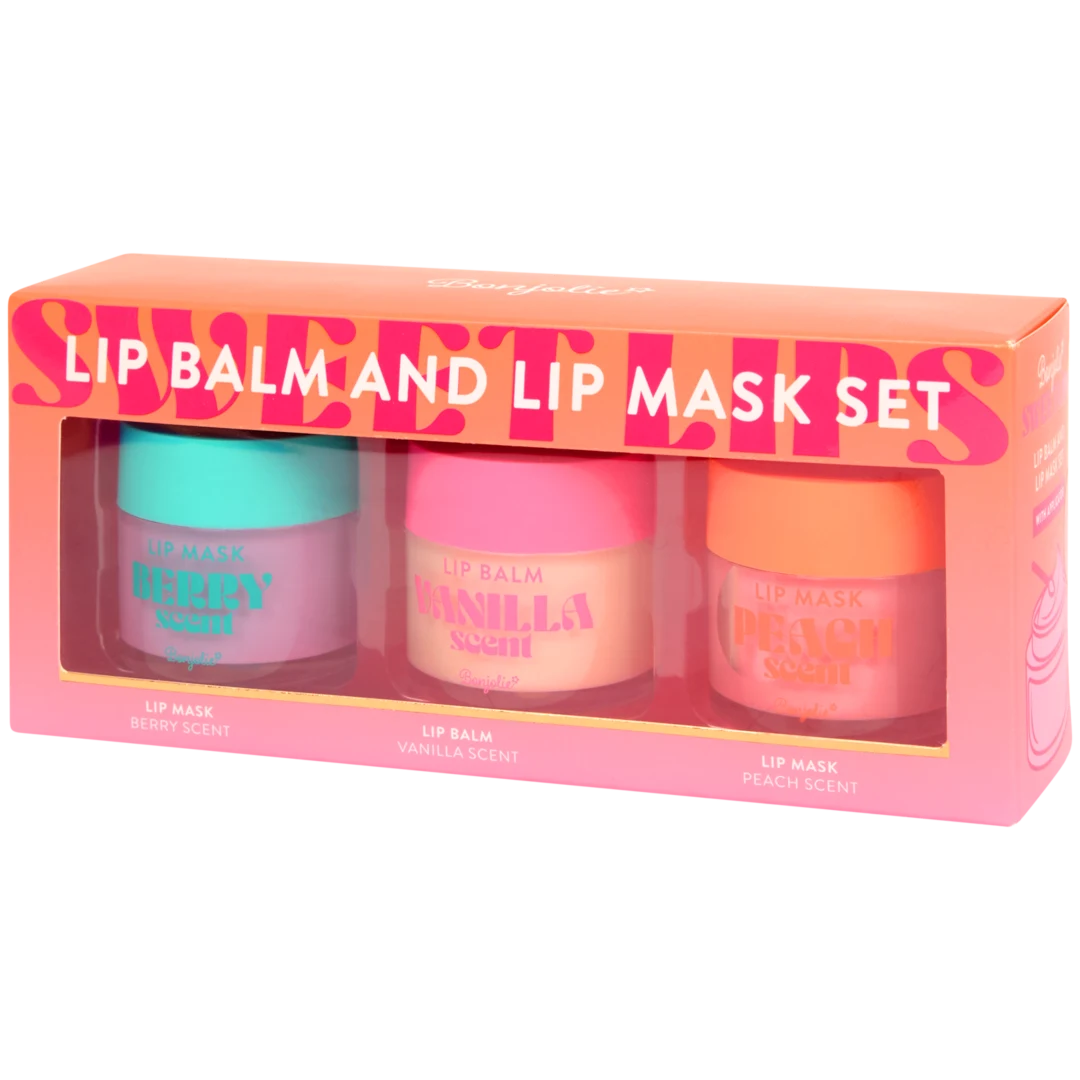 COFFRET LIP BALM 3 PIECES VANILLE /BERRY / PEACH