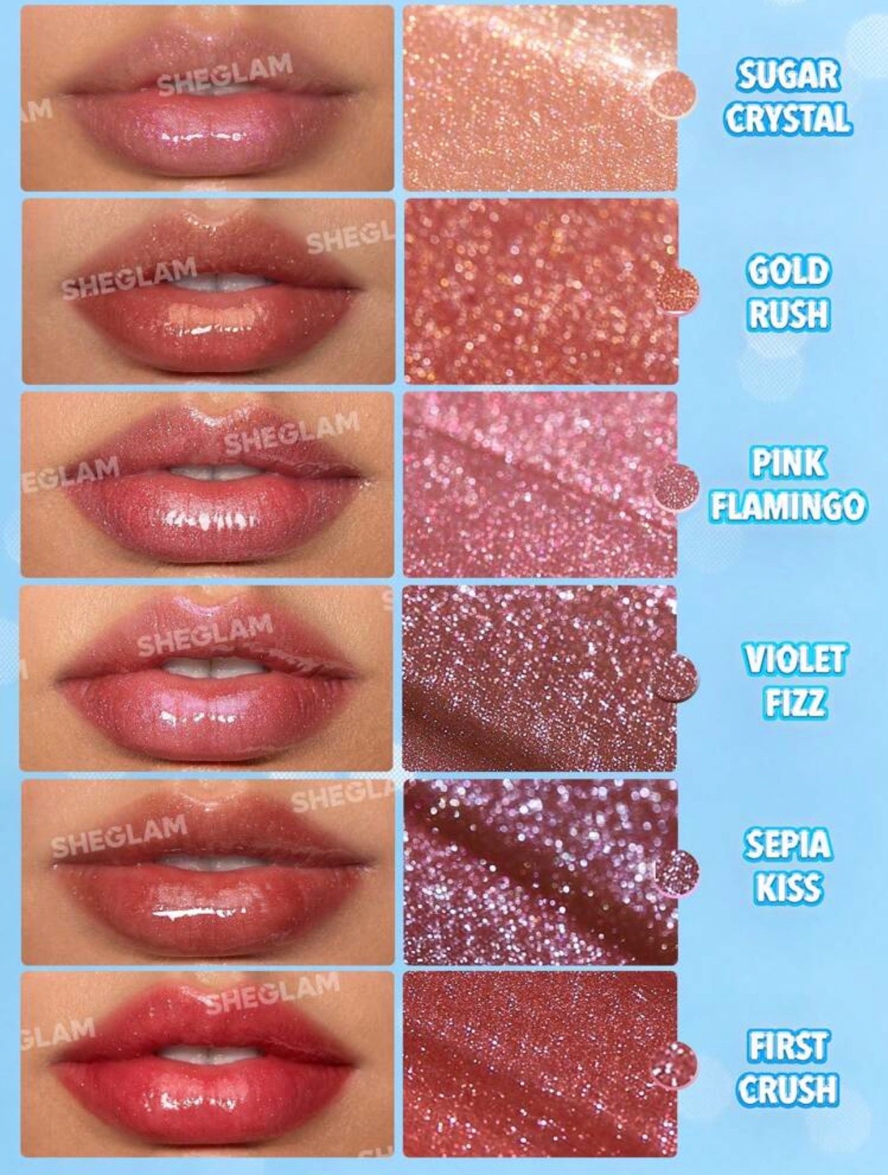 SHEGLAM SHIMMER LIP PLUMPER PINK FLAMINGO