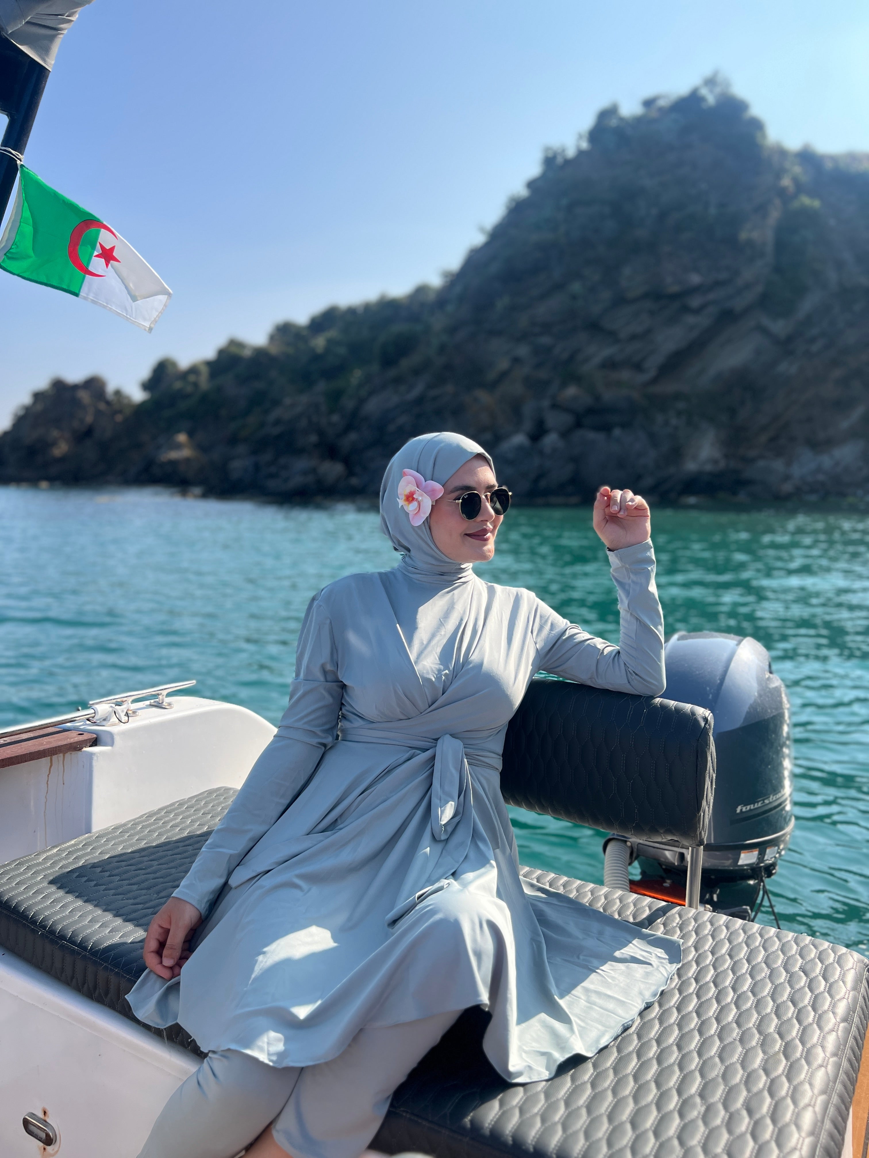 BURKINI STYLE ROBE CLOCHE COULEUR VERT MINT