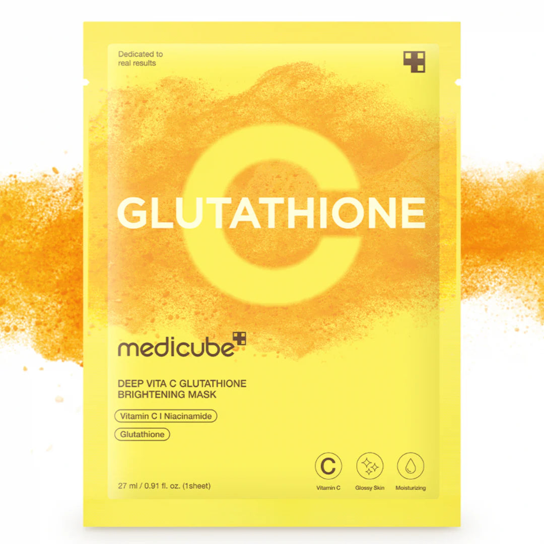 MEDICUBE DEEP VITA C GLUTATHIONE BRIGHTENING MASK 27ML
