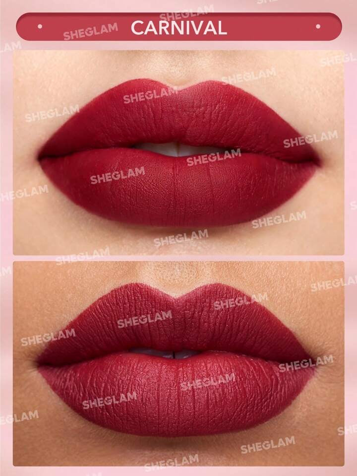 SHEGLAM ROUGE A LÈVRES MAT ALLURE À HAUTE PIGMENTATION COULEUR CARNIVAL