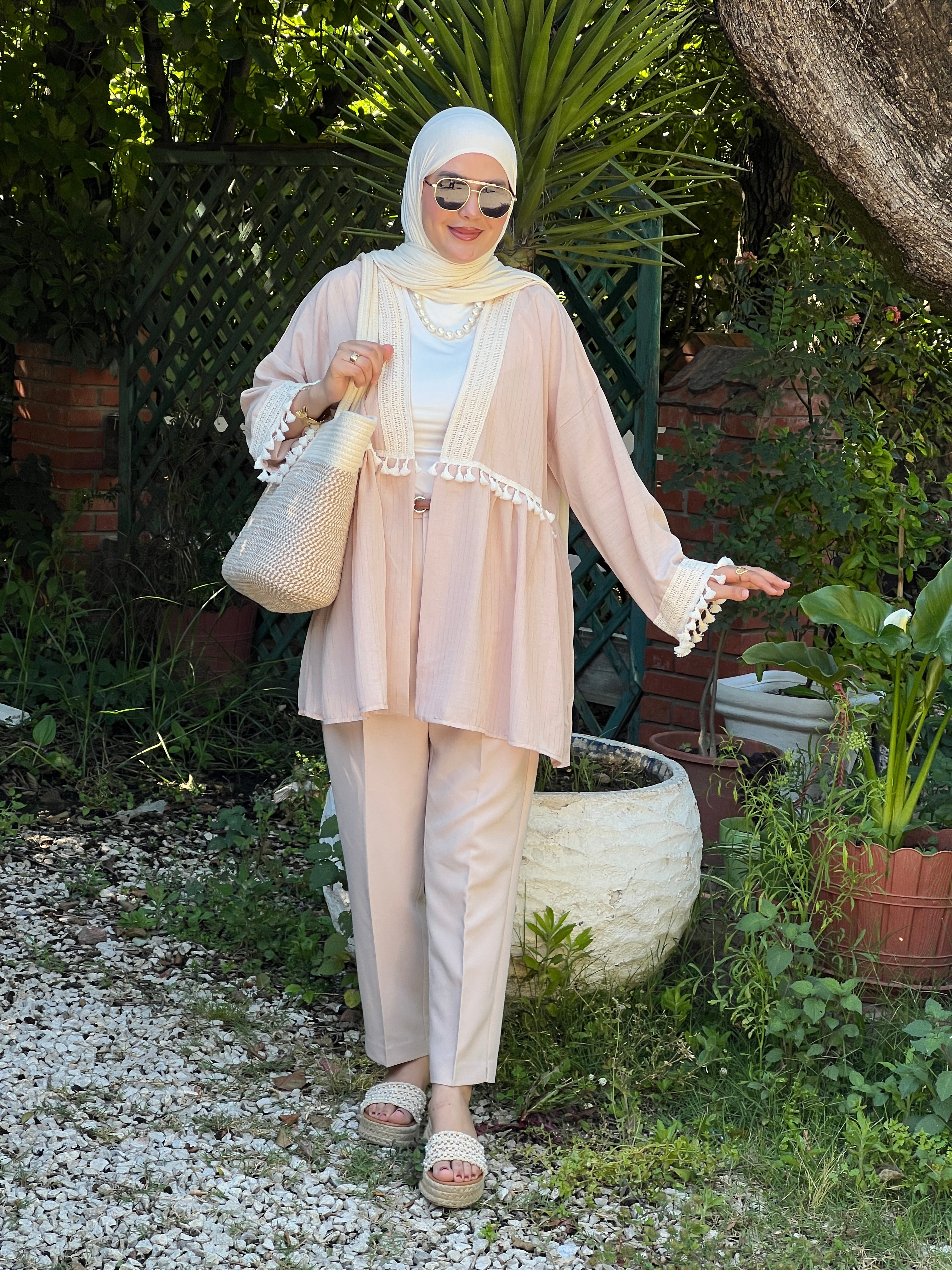 GILET ÉTÉ BEIGE SUPER LÉGER