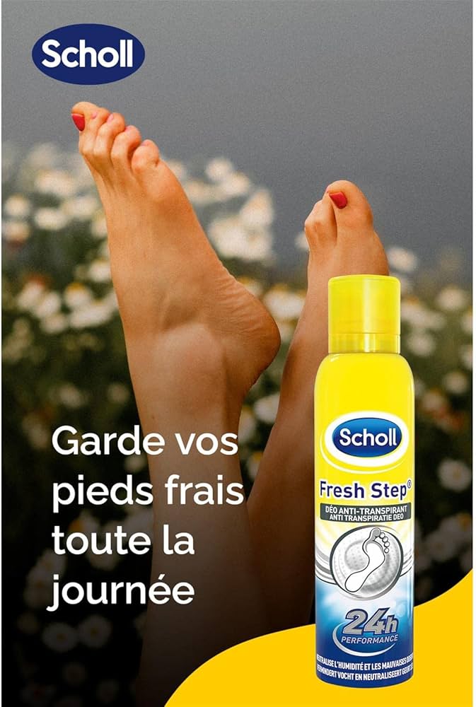 SCHOLL FRESH STEP DÉO ANTI-TRANSPIRANT 24H PREFORMANCE 150ML