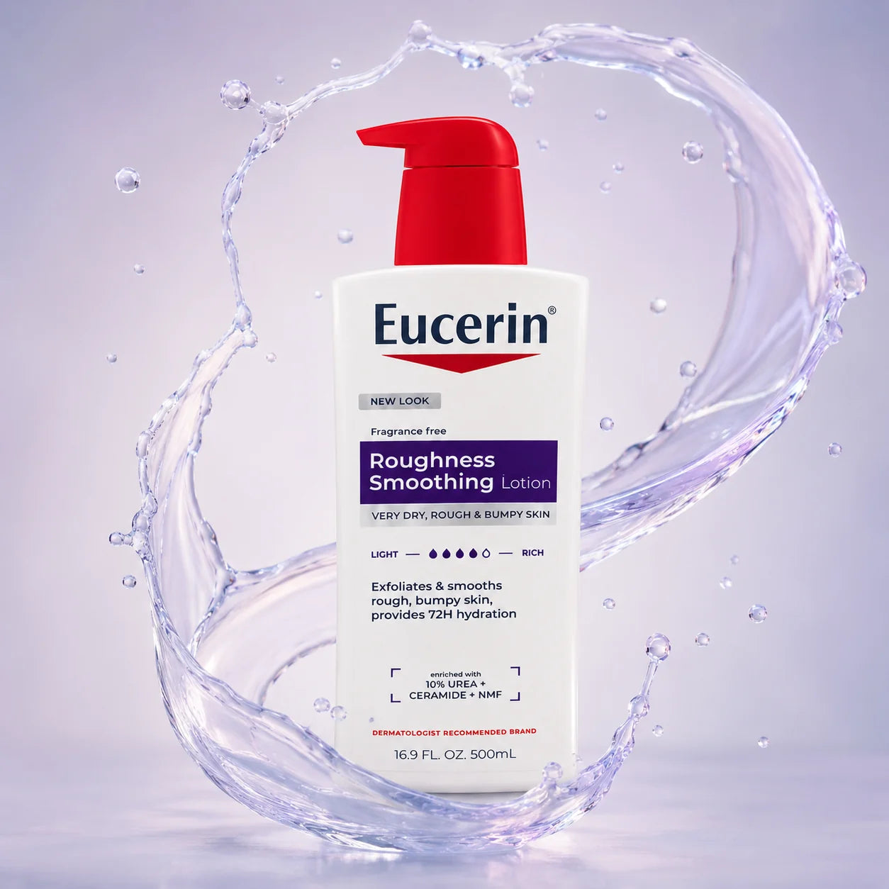 EUCERIN ROUGHNESS SMOOTHING LOTION 500 ML (NEW )