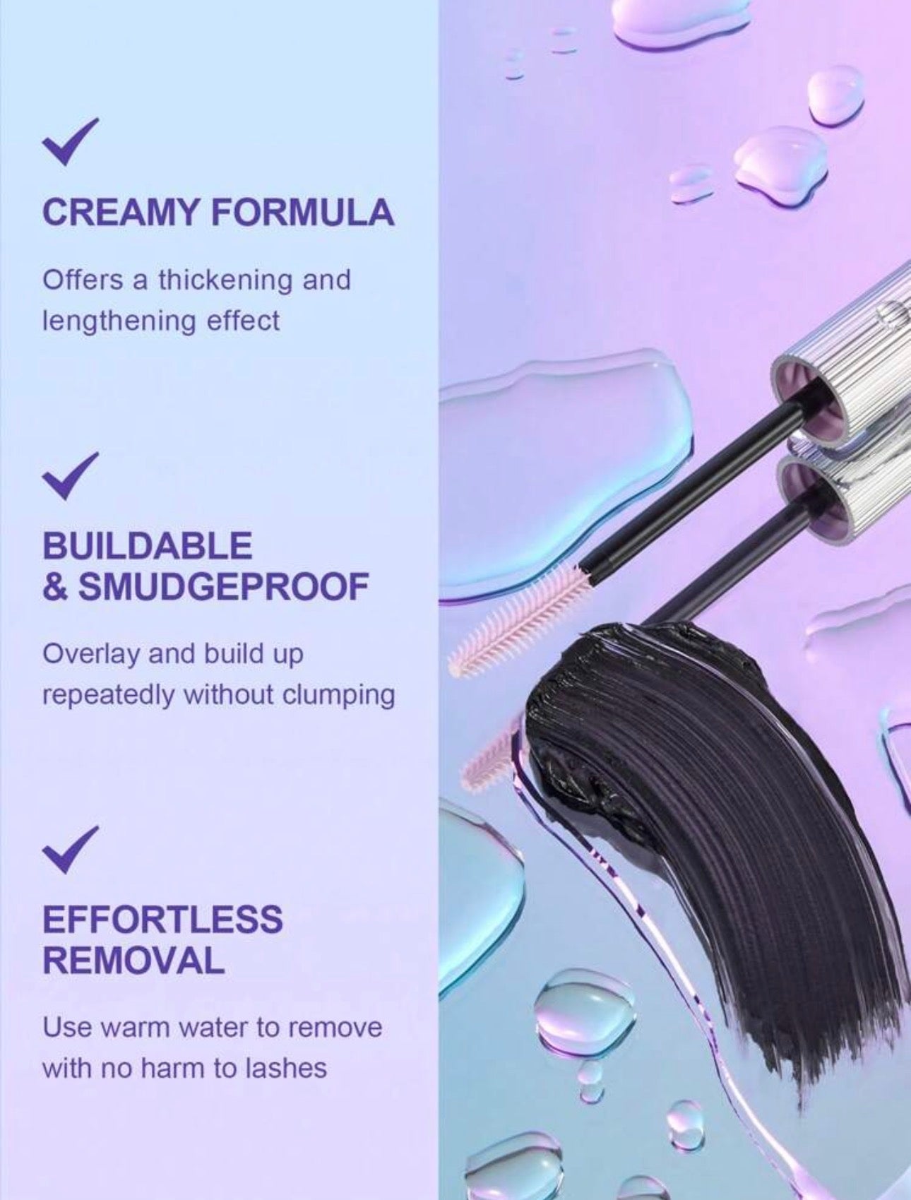 SHEGLMA MASCARA VOLUMATEUR FLUTTER WINK ALLONGEANT LONGUE TENUE