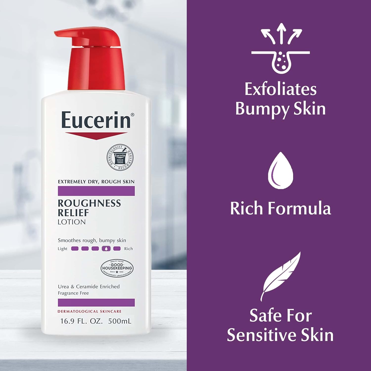 EUCERIN ROUGHNESS REFLIEF BODY LOTION FOR EXTREMELY DRY,ROUGH SKIN 500ML