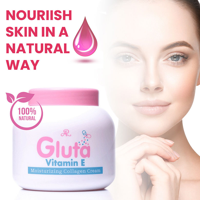 CRÈME CORPS ÉCLAIRCISSANTE GLUTA VITAMINE E 200G