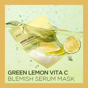 ANUA GREEN LEMON VITA C BLEMISH SERUM MASK