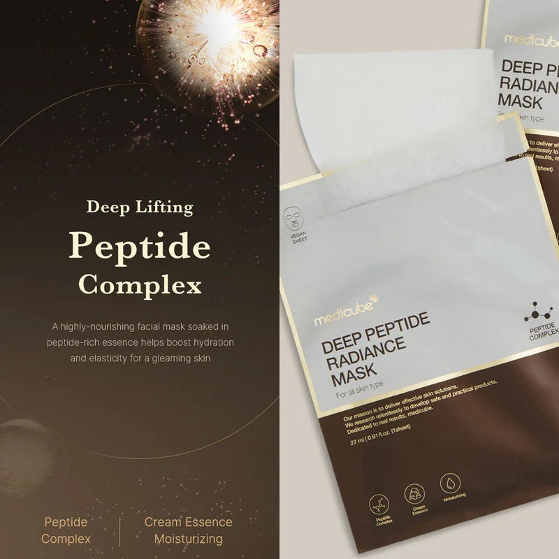 MEDICUBE DEEP PEPTIDE RADIANCE MASQUE TISSU 27ML