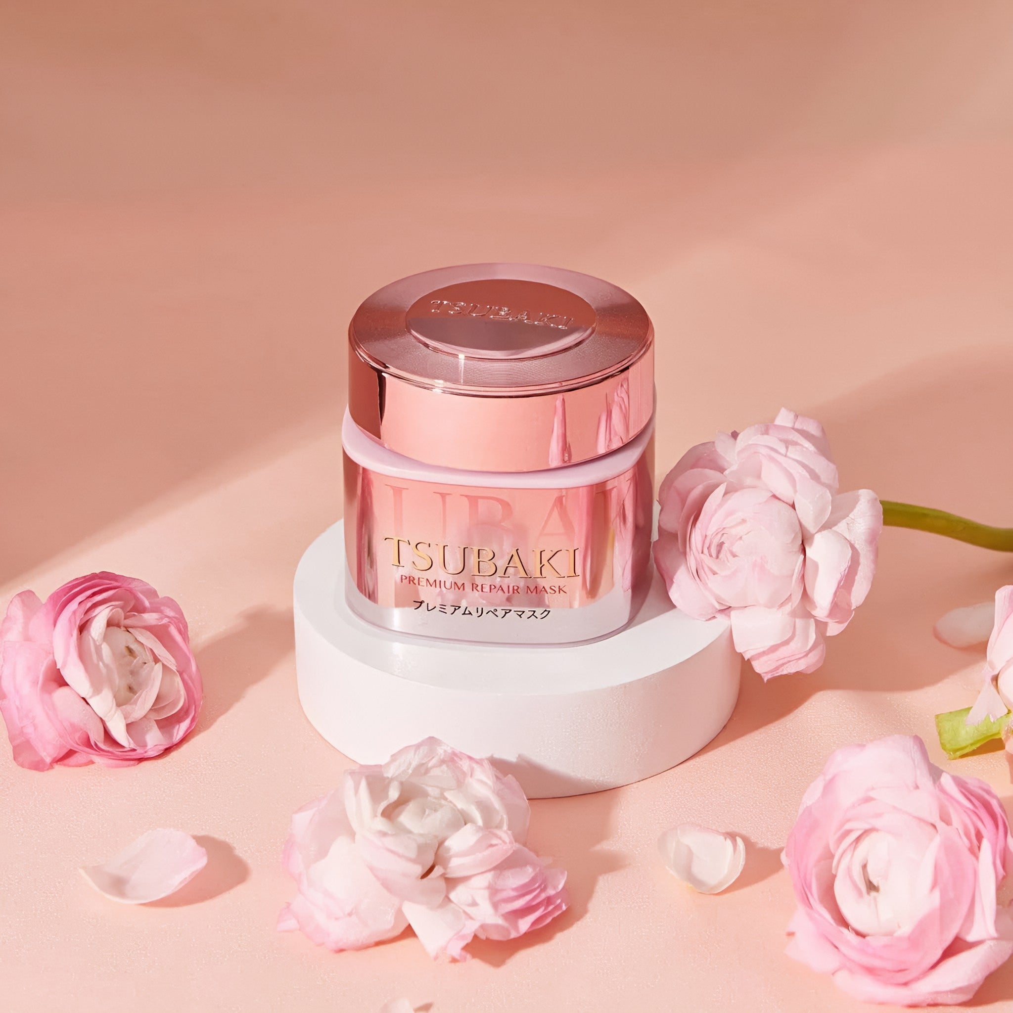 TSUBAKI PREMIUM REPAIR MASQUE EDITON ROSE ( TRAITEMENT CAPILLAIRE PROFOND ) 180 G