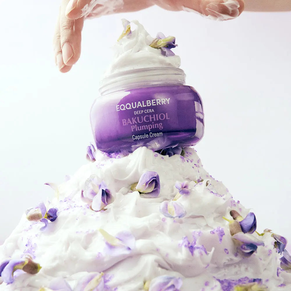 EQQUALBERRY BAKUCHIOL PLUMPING CAPSULE CREAM 50ML