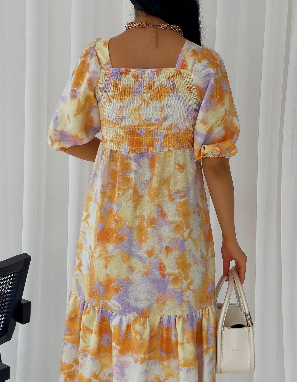 ROBE MI - LONGUE EFFET FLORAL PREMUIM - Premium ROBE from DION - Just DA 5300! Shop now at DION