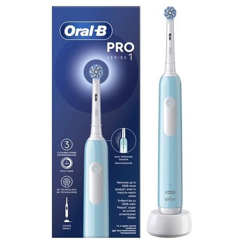 ORAL B BROSSE A DENT ÉLECTRIQUE RECHARGEABLE PRO SERIES 1 BLEU