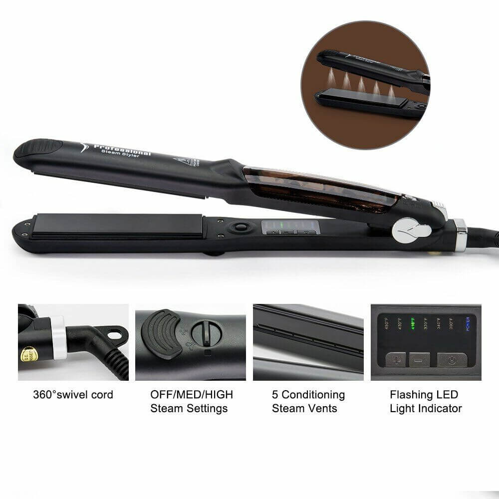 LISSEUR A VAPEUR PROFESSIONNEL (STEAM STYLER) ENZO 088A