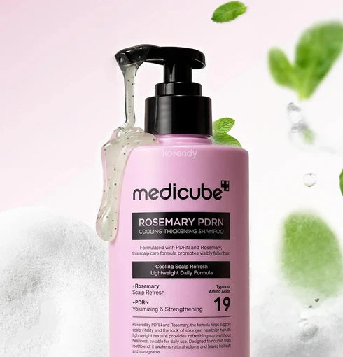 MEDICUBE ROSEMARY PDRN COOLING THICKENING SHAMPOO 400ML