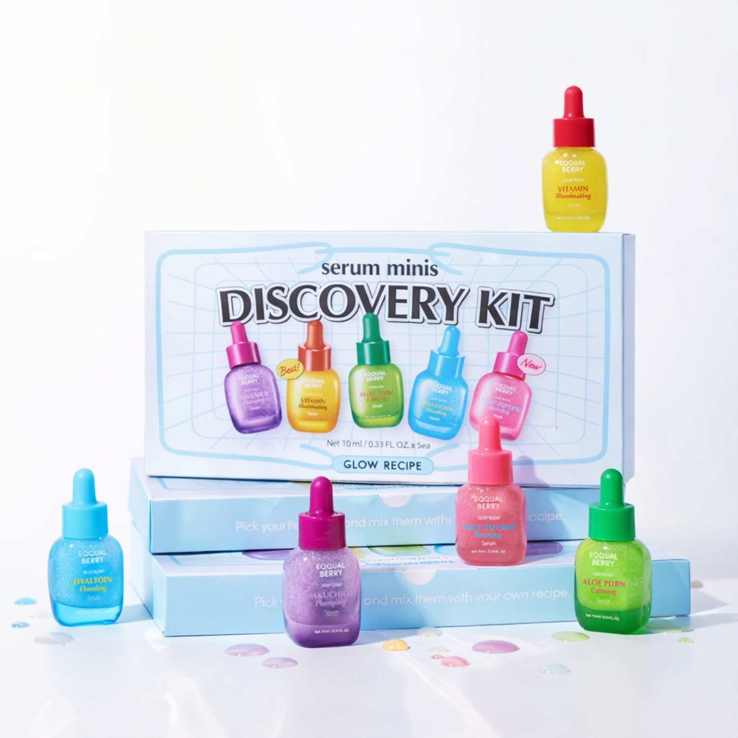 EQQUALBERRY DISCOVERY KIT SERUM MINIS ( 10ML× 5 )