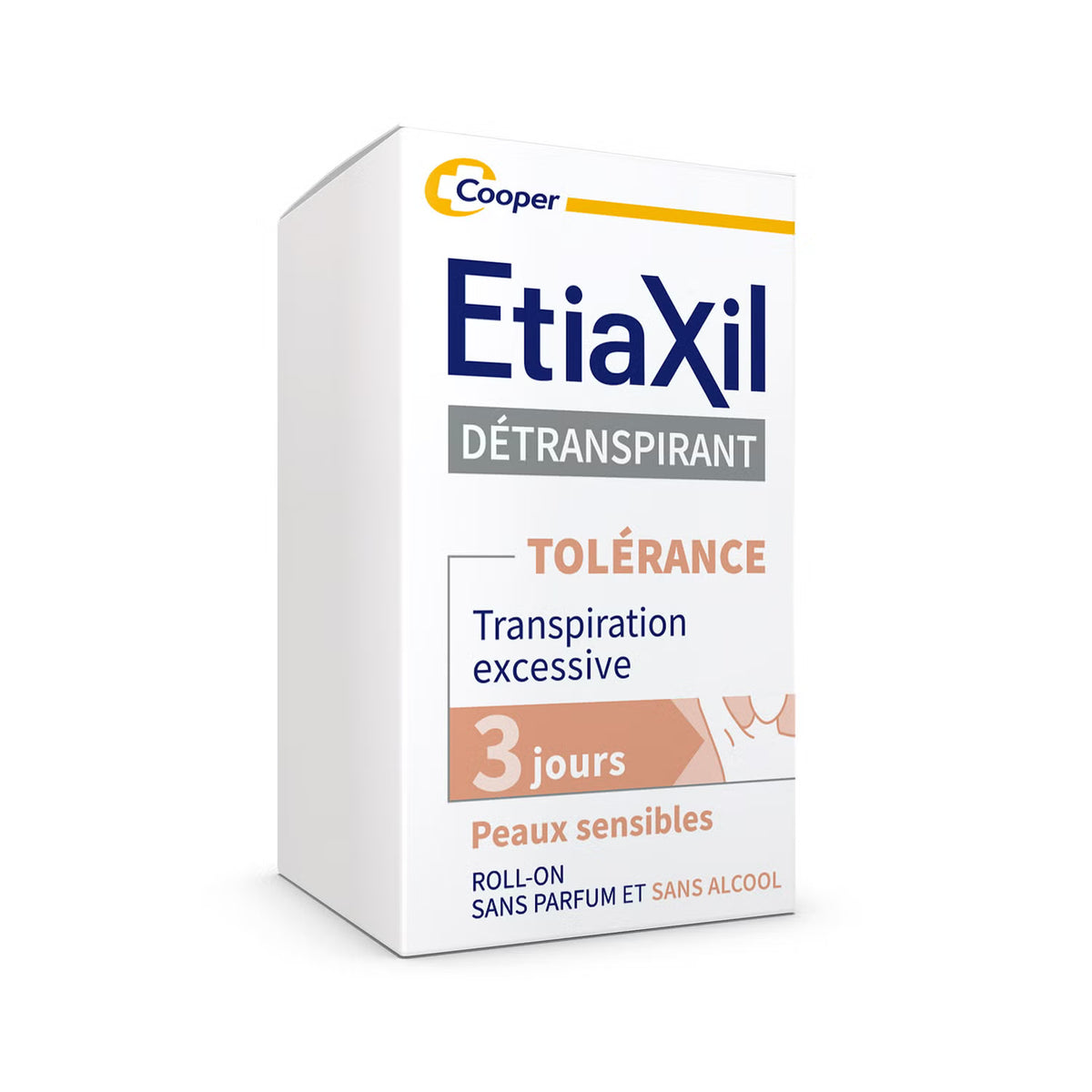 ETIAXIL DÉTRANSPIRANT TOLÉRANCE TRANSPORATION EXCESSIVE 3J PEAUX SENSIBLES 15ML
