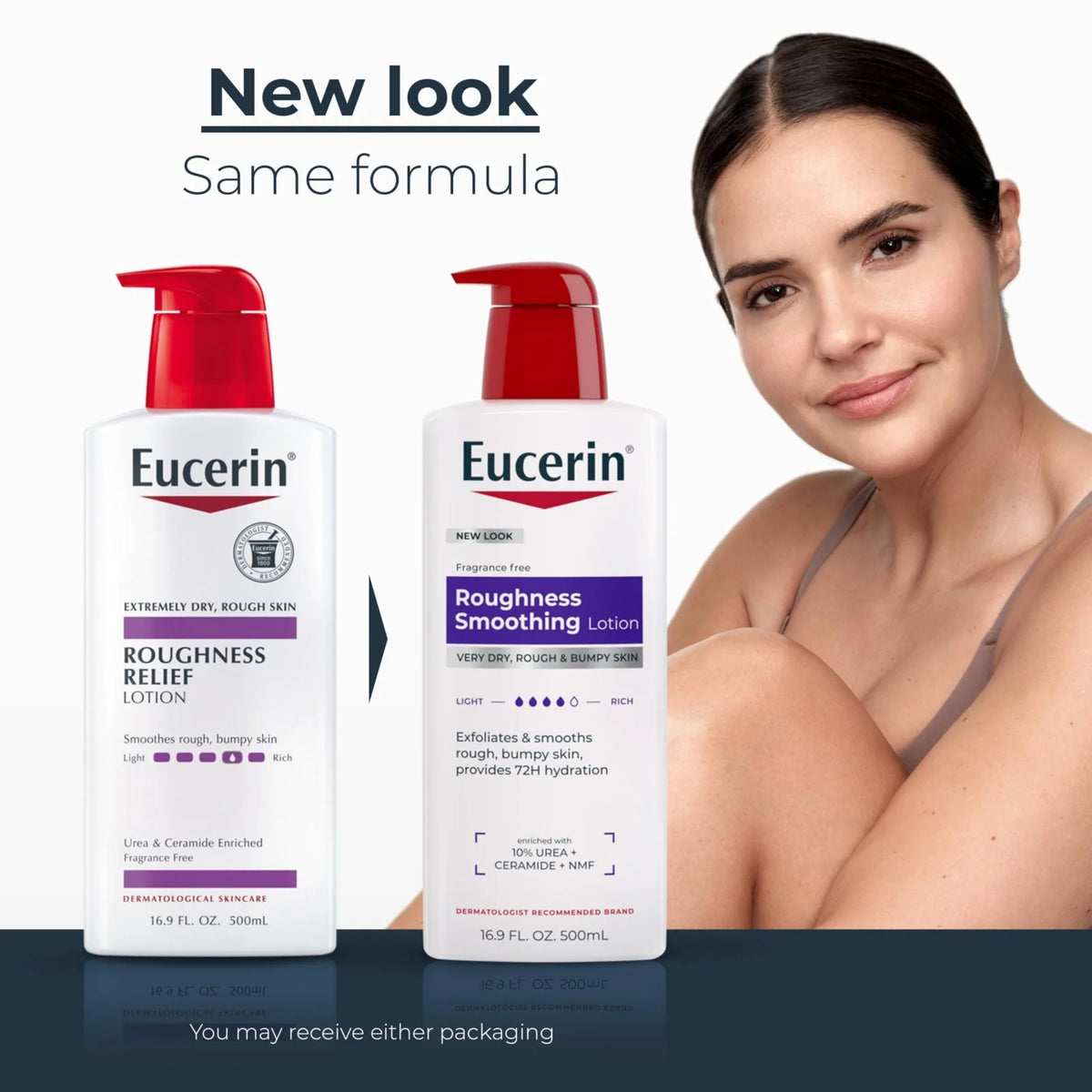 EUCERIN ROUGHNESS SMOOTHING LOTION 500 ML (NEW )