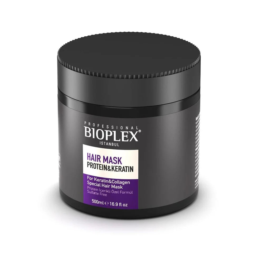 BIOPLEX MASQUE SOIN CAPILLAIRE RÉPARATEUR AU PROTÉIN ET KÉRATIN 500ML