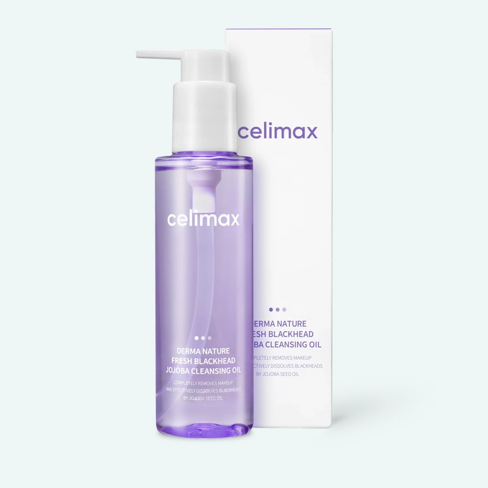CELIMAX DERMA NATURE FRESH BLACKHEAD JOJOBA CLEANSING OIL 150ML